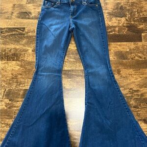 Free People Indigo Flare Jeans